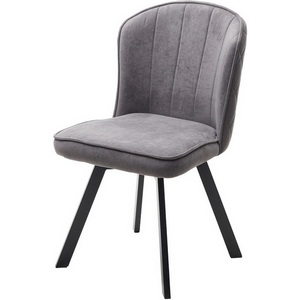 Изображение товара Стул MODE 360 град. поворот. B28 Темно-серый, велюр / черный каркас, М-City