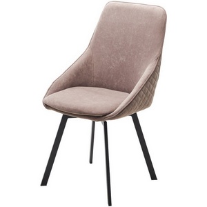 Изображение товара Стул CASA, 360 град. поворот. B5 Капучино, велюр / черный каркас,М-City