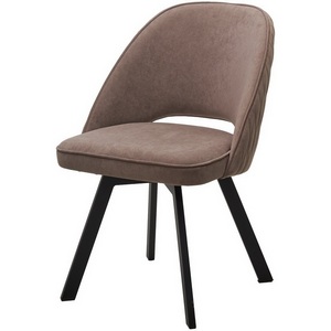 Изображение товара Стул DUNA 360 град. поворот. B5 Капучино, велюр / черный каркас, М-City