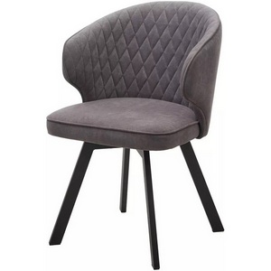 Изображение товара Стул SKAT 360 град. поворот. B28 Темно-серый, велюр / черный каркас, М-City