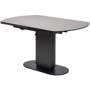 Изображение товара Стол с цельной вставкой на 8 персон KAI 140 TL-110 поворотная система раскладки, испанская керамика/Темно-серый/Черный М-City (прямоугольная столешница)