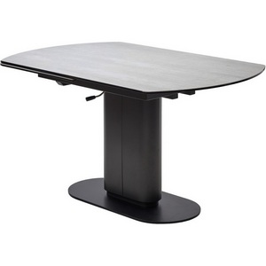 Изображение товара Стол с цельной вставкой на 8 персон KAI 140 TL-58 поворотная система раскладки, испанская керамика/Темно-серый/Черный М-City (прямоугольная столешница)