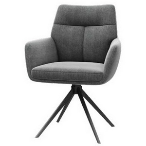 Изображение товара Стул Mon 360 град. поворот. Серый Family-022, ткань / черный каркас / Товарный знак DISAUR (850-36801)