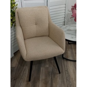 Изображение товара Стул VALLEYS Бежевый Lake-110, ткань / черный каркас / Товарный знак DISAUR (850-36806)