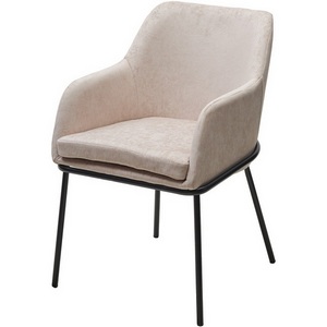 Изображение товара Стул АЛИСТЕР, цвет RAIN 2 какао велюр / черный каркас