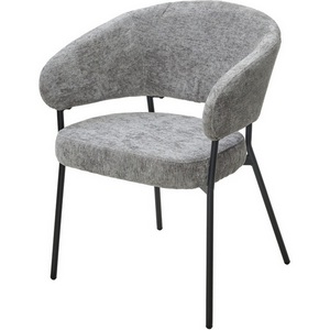 Изображение товара Стул SAGE 3018-17 серый, шенилл / черный каркас