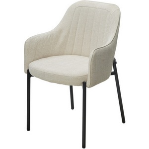 Изображение товара Стул WILSON Daly-02 светло-бежевый, ткань / черный каркас