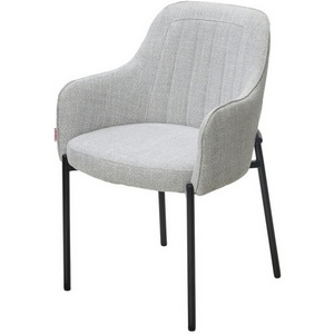 Изображение товара Стул WILSON Daly-11 светло-серый, ткань / черный каркас