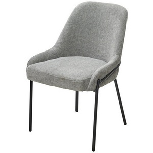 Изображение товара Стул GAVI Garna-018 серый, ткань / черный каркас