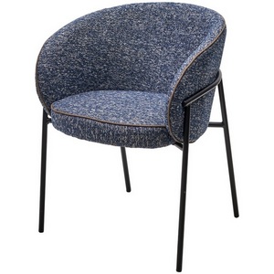 Изображение товара Стул GUST цвет стальной синий TOPIC 330 / черный каркас / Товарный знак DISAUR