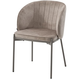 Изображение товара Стул ДИАНА (DIANA) цвет 207 античный бежевый, велюр / латте каркас 64416