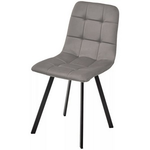 Изображение товара Стул РИЧИ, цвет H-61 Кварцевый, велюр / черный каркас 64647