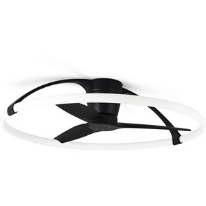 Изображение товара Потолочная люстра светодиодная с вентилятором пультом и управлением смартфоном голосовым регулировкой цветовой температуры Mantra Nepal 7531 (Умный дом)