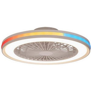 Изображение товара Люстра потолочная светодиодная с rgb подсветкой с пультом с вентилятором Mantra Gamer 7861