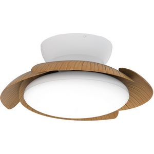 Изображение товара Люстра потолочная с пультом диаметром 45 см с пультом светодиодная с вентилятором Mantra Aloha 8234