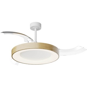 Изображение товара Потолочная светодиодная люстра с вентилятором и пультом Mantra Niseko Fan 9058