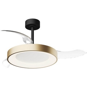 Изображение товара Потолочная светодиодная люстра с вентилятором и пультом Mantra Niseko Fan 9091