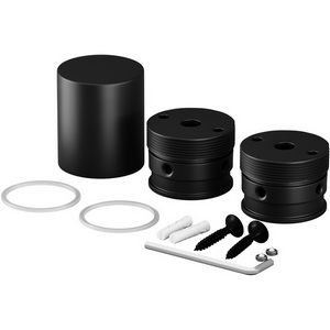 Изображение товара Набор для вертикального накладного монтажа Nemo D18 черный Maytoni Круглый 360° 201151