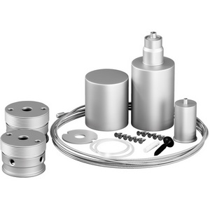 Изображение товара Набор для вертикального подвесного монтажа Nemo серебро Maytoni Круглый 360° 20308