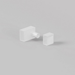 Изображение товара Заглушки для гибкого неона 12x6 мм 2 шт. (выход боковой) Maytoni Изгиб поперек оптической оси 432033