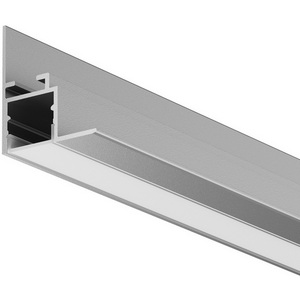 Изображение товара Алюминиевый профиль световая линия встраиваемый под гипсокартон скрытого монтажа 26x30 серебро, 2 м, ALM-2630-S-2M Maytoni 632014