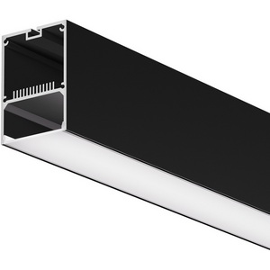 Изображение товара Алюминиевый профиль накладной-подвесной 50х70 черный 2 м Maytoni Led Strip 633017