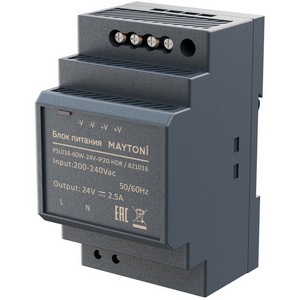 Изображение товара Блок питания PSL016 24В 60Вт Maytoni Блоки питания 24В 821016