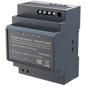 Изображение товара Блок питания PSL016 24В 100Вт Maytoni Блоки питания 24В 821017