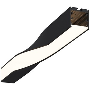 Изображение товара Радиусный профиль 35x35 Twist правый черный Maytoni Радиусный профиль ALM-3535R-B-TR-90°-0.4M