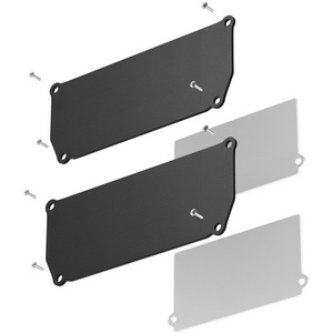 Изображение товара Заглушка декоративная белая 2шт. + фиксирующая черная 2шт. для профиля ALM-9940-SC Maytoni Technical ALM012EC-SC-W