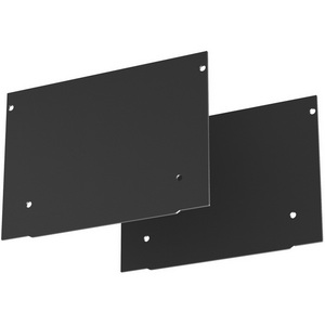 Изображение товара Заглушка декоративная черная - 2шт.+ 8 саморезов для профиля ALM-11681-PL-B-2M Maytoni Technical ALM013EC-PL-B