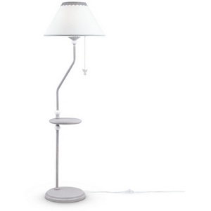 Изображение товара Торшер мощностью 40 вт с птичками со столиком Maytoni Bouquet ARM023-FL-01-S