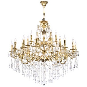 Изображение товара Большая люстра хрустальная Maytoni Monica DIA882-PL-30-G подсвечник