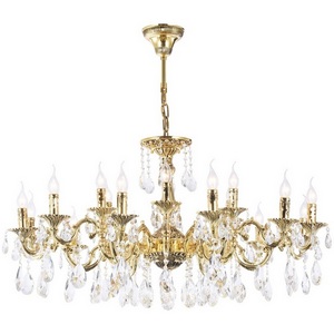 Изображение товара Подвесная люстра хрусталь Maytoni Monica DIA883-PL-18-G подсвечник