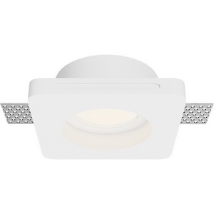 Изображение товара Точечный светильник влагозащищенный квадратный под гипсокартон Maytoni Gyps Modern DL002-GU10-01-W