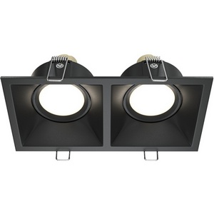 Изображение товара Встраиваемый светильник Dot GU10 2x50Вт Maytoni Technical DL029-2-02B