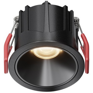 Изображение товара Встраиваемый светильник круглый Maytoni Alfa LED DL043-01-10W3K-RD-B-1