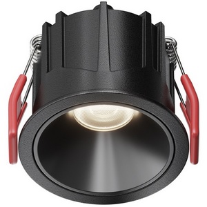 Изображение товара Встраиваемый светильник круглый Maytoni Alfa LED DL043-01-10W4K-RD-B-1