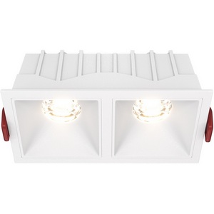 Изображение товара Встраиваемый светильник Alfa LED 3000K 2x10Вт 36° Dim Triac Maytoni Technical DL043-02-10W3K-D-SQ-W