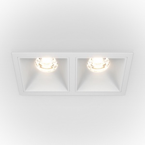 Изображение товара Встраиваемый светильник Alfa LED 4000K 2x10Вт 36° Dim Triac Maytoni Technical DL043-02-10W4K-D-SQ-W