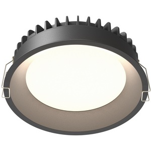 Изображение товара Встраиваемый светильник круглый IP44 светодиодный 24W Maytoni Okno DL055-24W3-4-6K-B