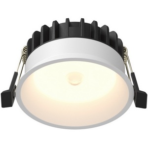 Изображение товара Встраиваемый светильник круглый влагостойкий светодиодный с датчиком движения Maytoni Okno DL055-8W3K-SEN-W