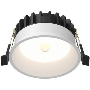 Изображение товара Точечный светильник влагозащищенный с пластиковым плафоном круглый светодиодный с датчиком движения Maytoni Okno DL055-8W4K-SEN-W