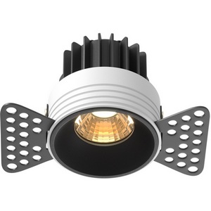 Изображение товара Точечный светильник встраиваемый круглый под гипсокартон светодиодный Maytoni Round DL058-7W2.7K-TRS-B