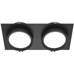 Изображение товара Встраиваемый светильник Hoop GX53 2x15W Maytoni Hoop DL086-02-GX53-SQ-B