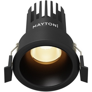 Изображение товара Встраиваемый светильник круглый светодиодный Maytoni Dip DL115-10W-2.7K-B