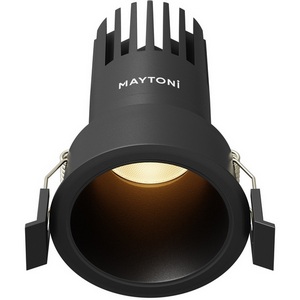 Изображение товара Встраиваемый светильник круглый светодиодный Maytoni Dip DL116-10W-2.7K-B