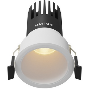 Изображение товара Встраиваемый светильник круглый светодиодный Maytoni Dip DL116-10W-2.7K-W