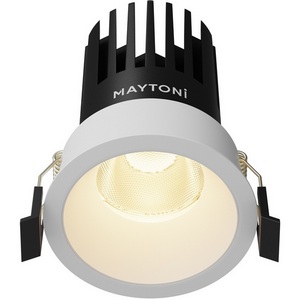 Изображение товара Встраиваемый светильник круглый светодиодный Maytoni Dip DL117-15W-2.7K-W