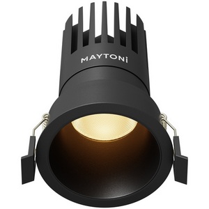 Изображение товара Встраиваемый светильник круглый светодиодный Maytoni Dip DL118-15W-2.7K-B